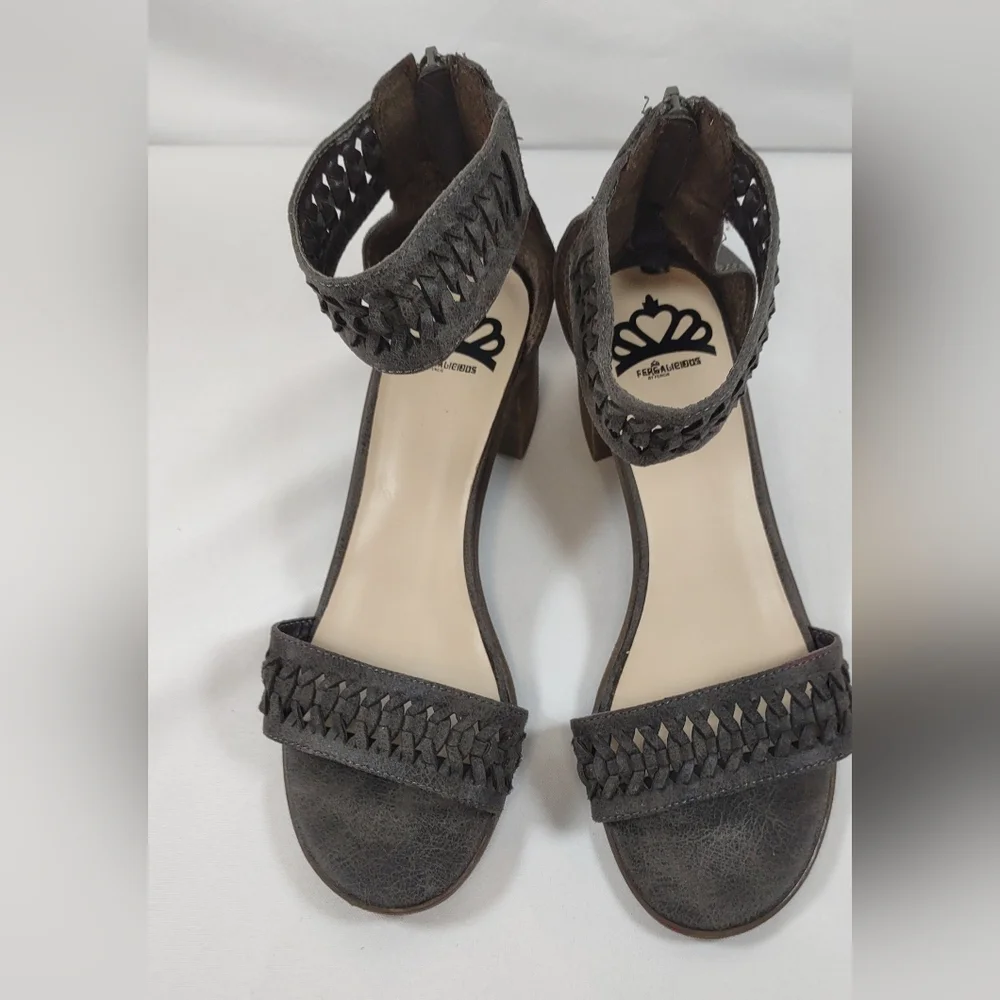 Fergalicious Fergie Phoenix‎ Women's Open Toe Block Heel Sandals 8.5